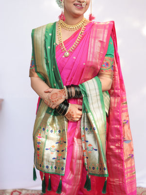 Pure Silk Handloom Paithani Saree