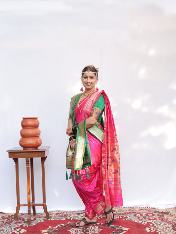Pure Silk Handloom Paithani Saree