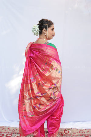 Pure Silk Handloom Paithani Saree