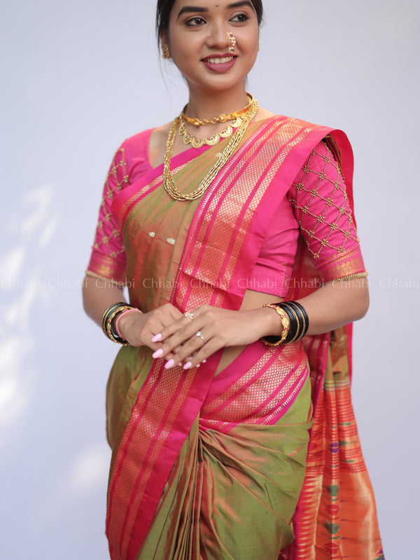 Pure Silk Handloom Paithani Saree