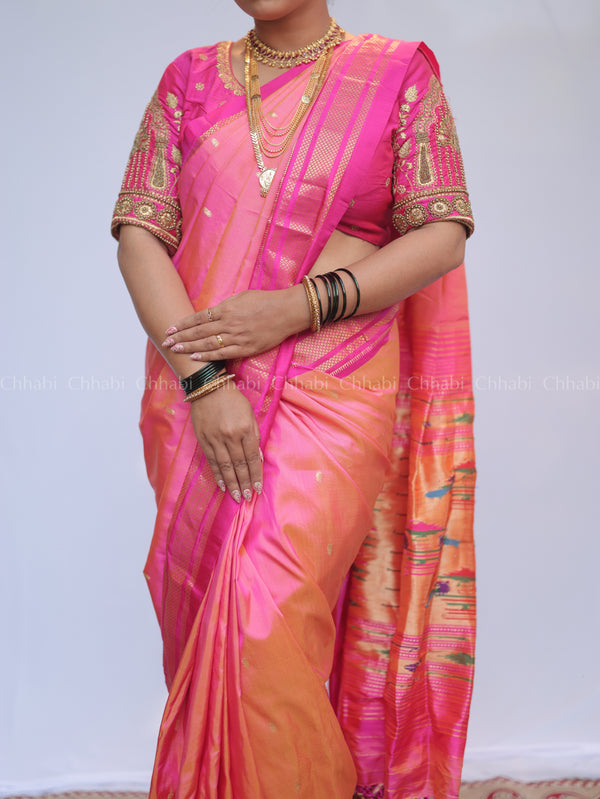 Pure Silk Handloom Paithani Saree