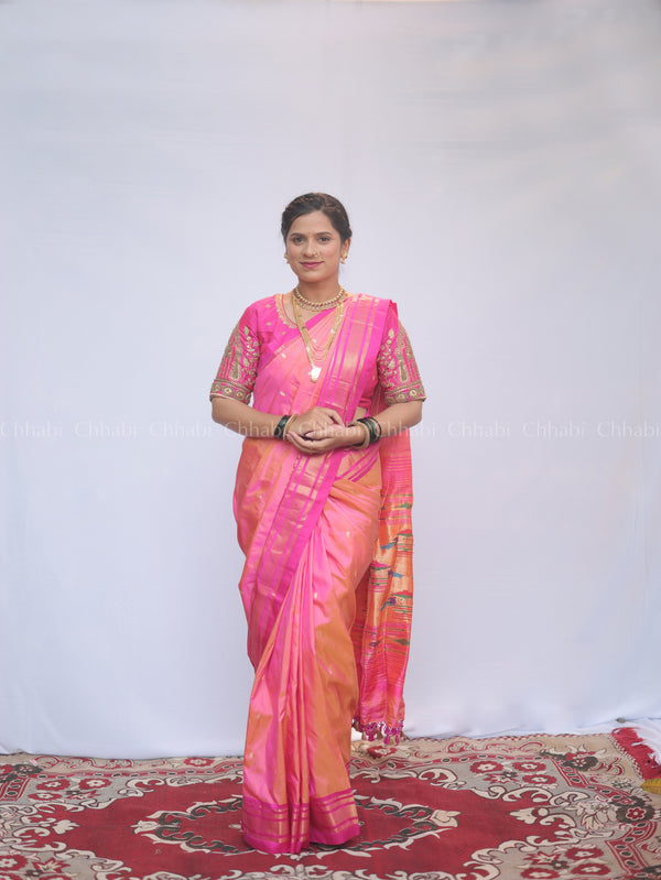 Pure Silk Handloom Paithani Saree