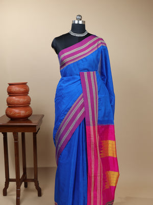 Handloom Gayatri Border Ilkal Saree
