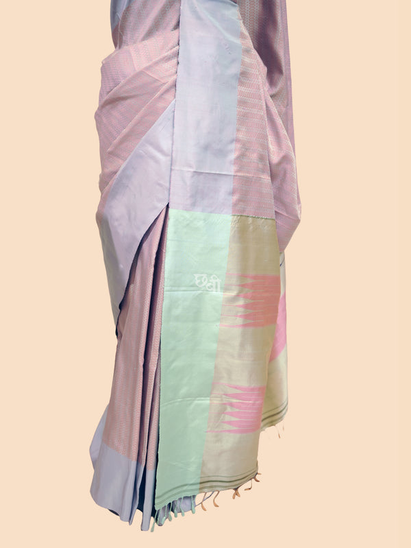 Mulberry Khun Handloom Silk Saree
