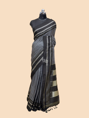 Mulberry Khun Handloom Silk Saree