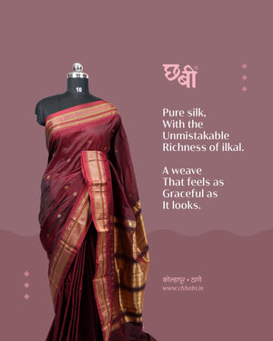 Korvai Butta Pure Silk Ilkal