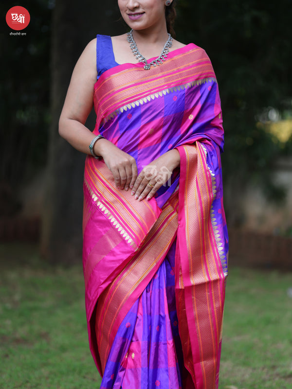 Box Checks Ilkal Saree