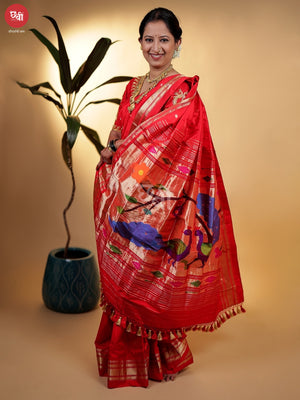 Pure Silk Handlloom Paithani Saree