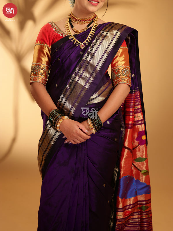 Pure Silk Handloom Paithani Saree