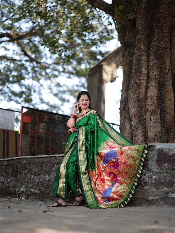 Pure Silk Handloom Paithani Saree