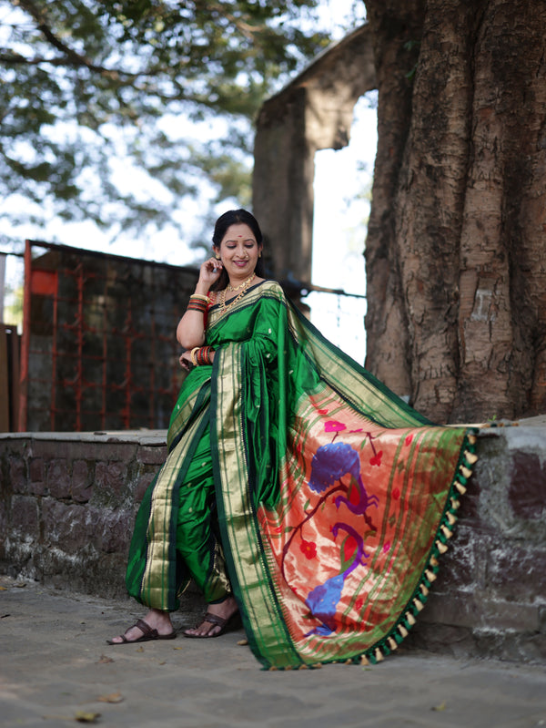 Pure Silk Handloom Paithani Saree