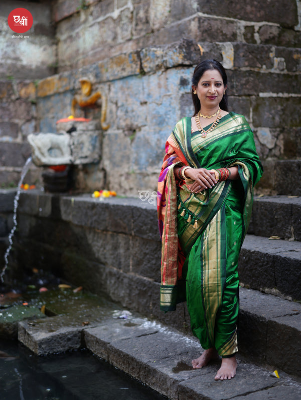 Pure Silk Handloom Paithani Saree