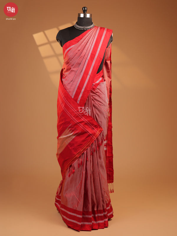 Mulberry Khun Handloom Silk Saree