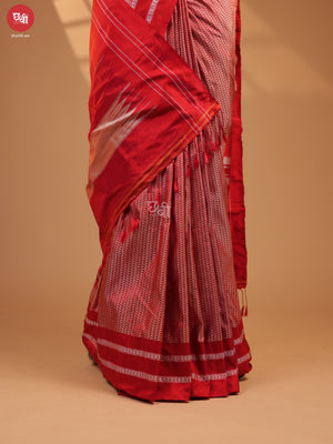 Mulberry Khun Handloom Silk Saree