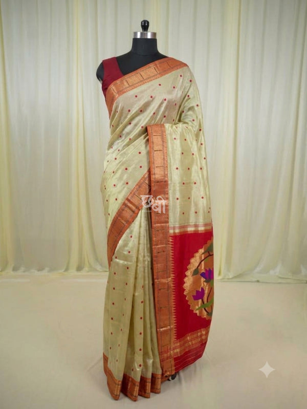 PURE SILK HANDLOOM TISSUE PAITHANI
