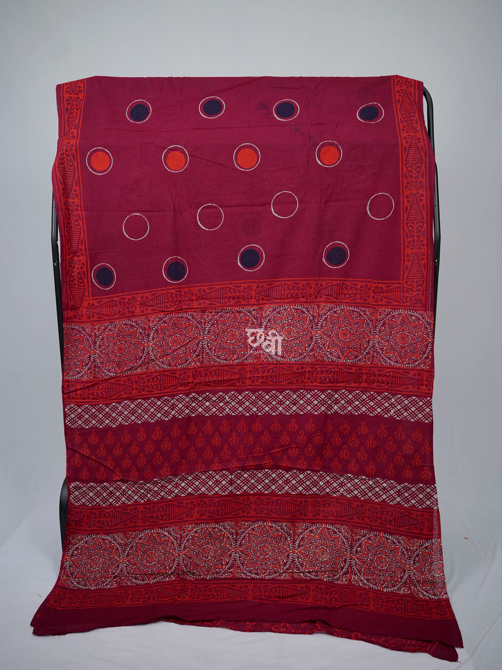 Handblock Print Mul Cotton Saree