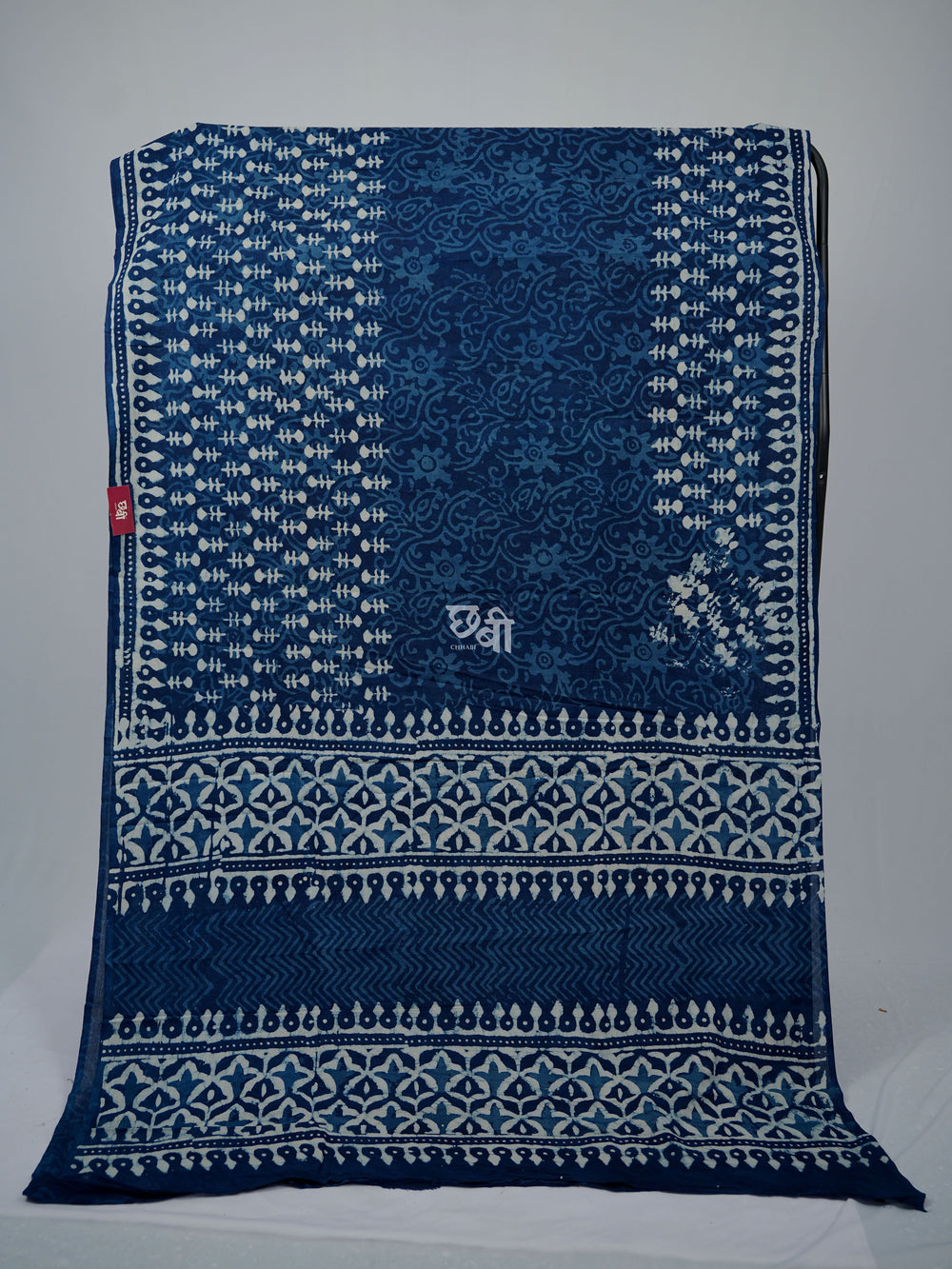 Handblock Print Mul Cotton Saree