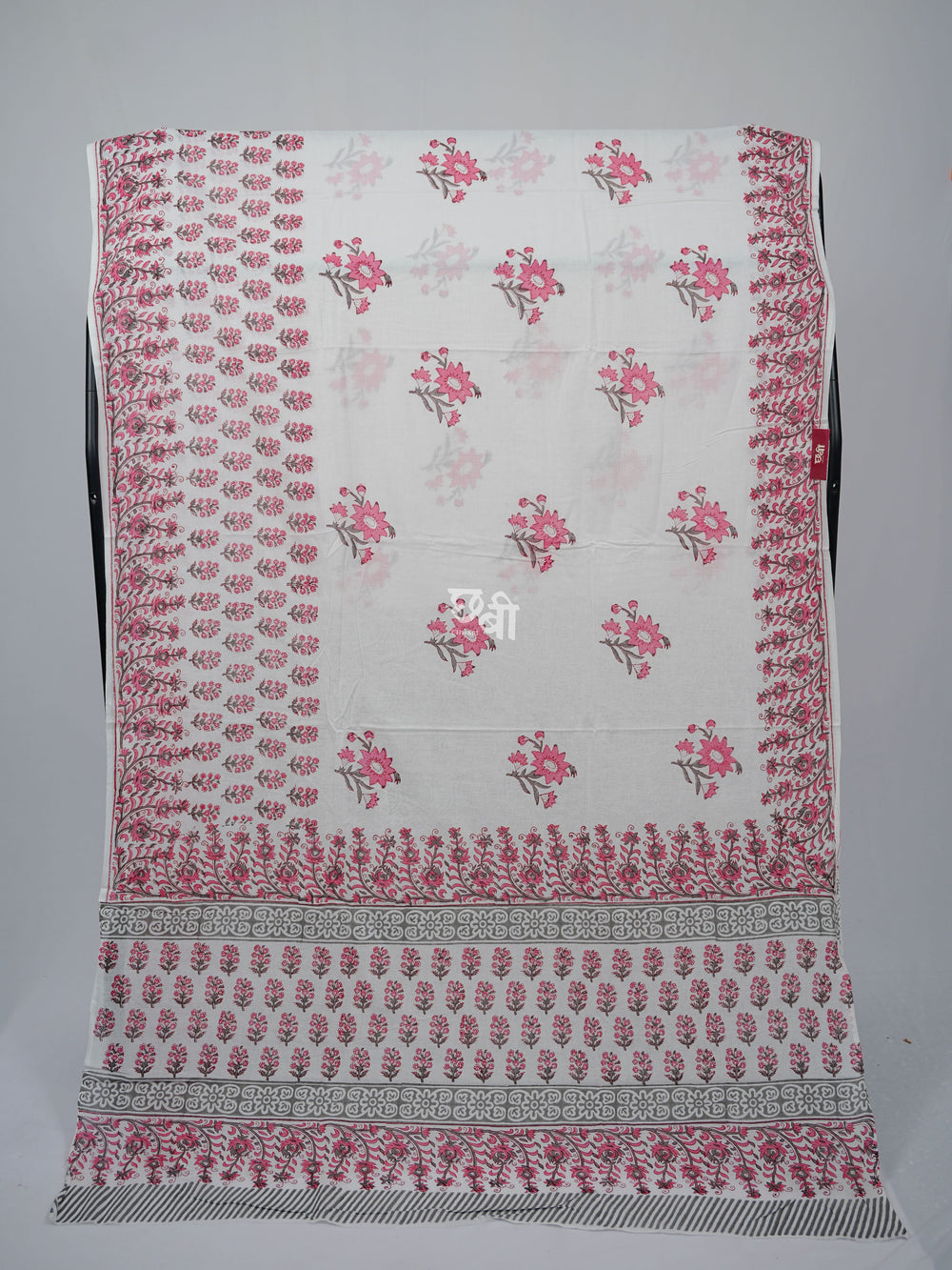 Handblock Print Mul Cotton Saree