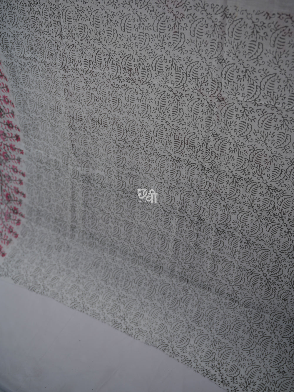 Handblock Print Mul Cotton Saree
