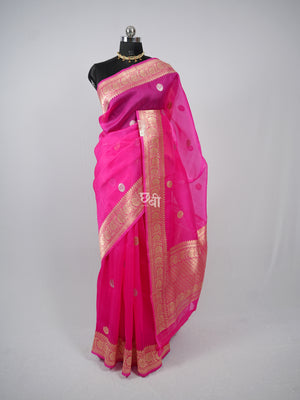 Handloom Pure Silk Kora Silk Saree