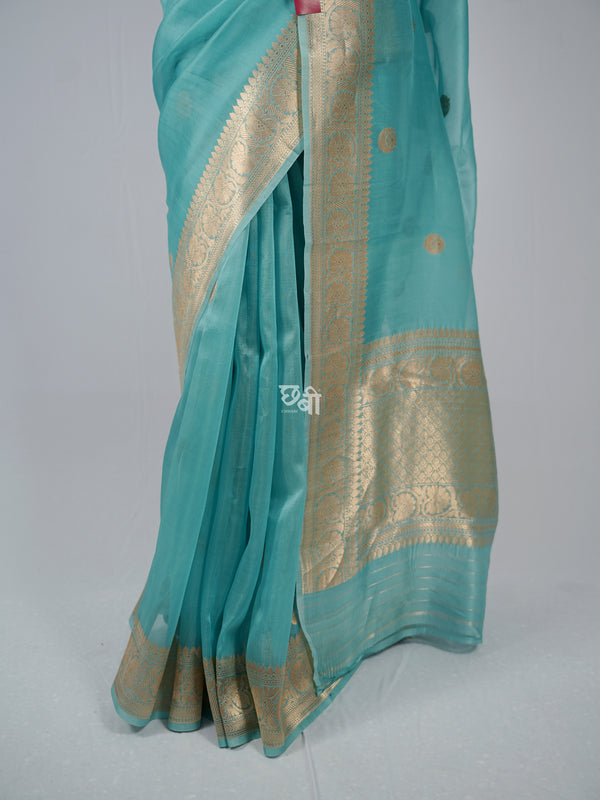 Handloom Pure Silk Kora Silk Saree