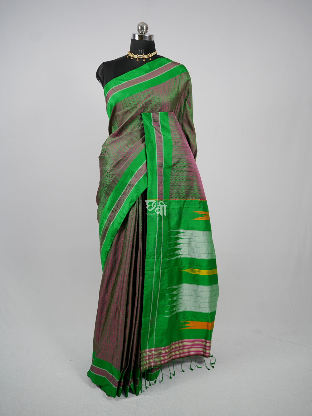 Handloom Pure Silk Khun Saree