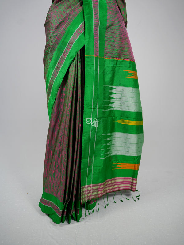 Handloom Pure Silk Khun Saree