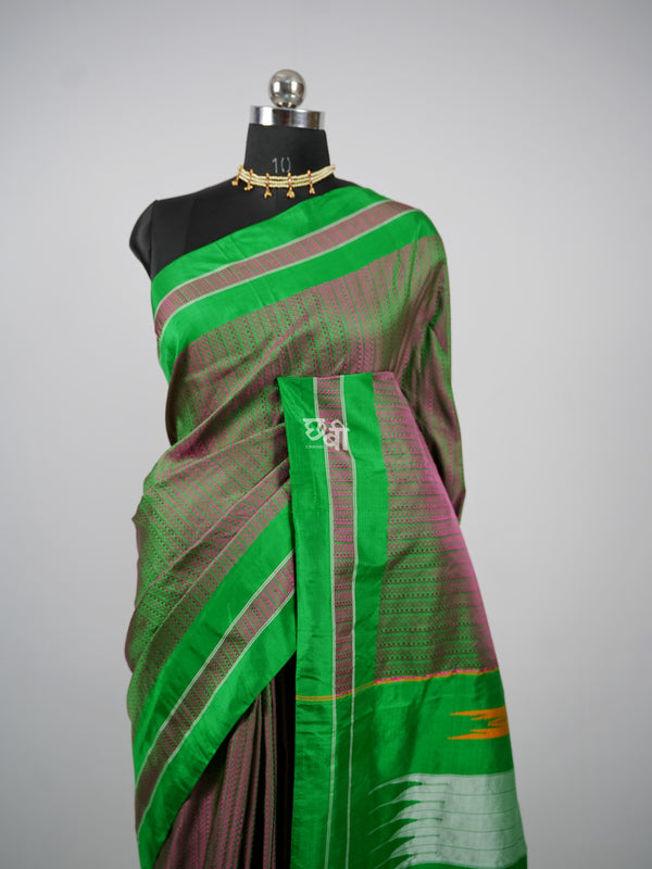 Handloom Pure Silk Khun Saree