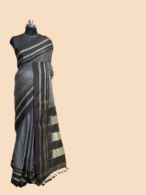 Mulberry Khun Handloom Silk Saree