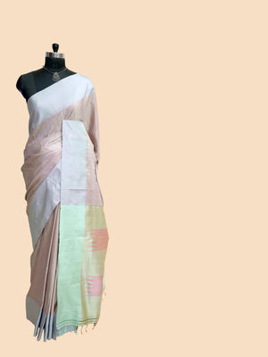 Mulberry Khun Handloom Silk Saree