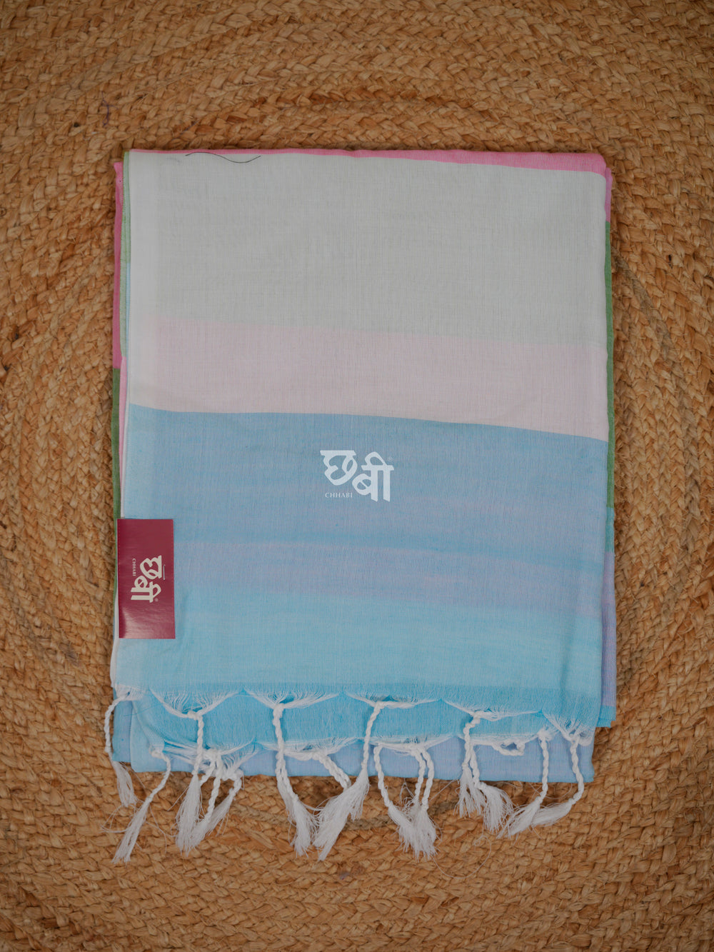 Multicolor Mul Cotton Saree