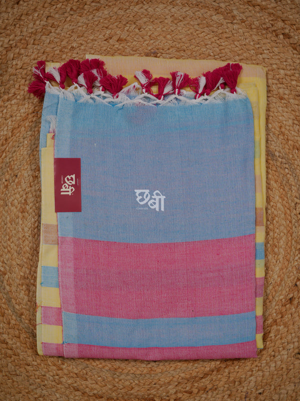 Multicolor Mul Cotton Saree