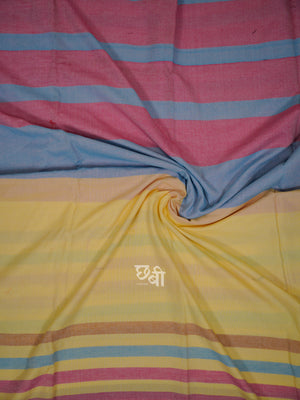 Multicolor Mul Cotton Saree