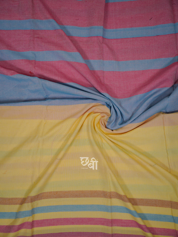 Multicolor Mul Cotton Saree