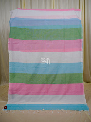 Multicolor Mul Cotton Saree