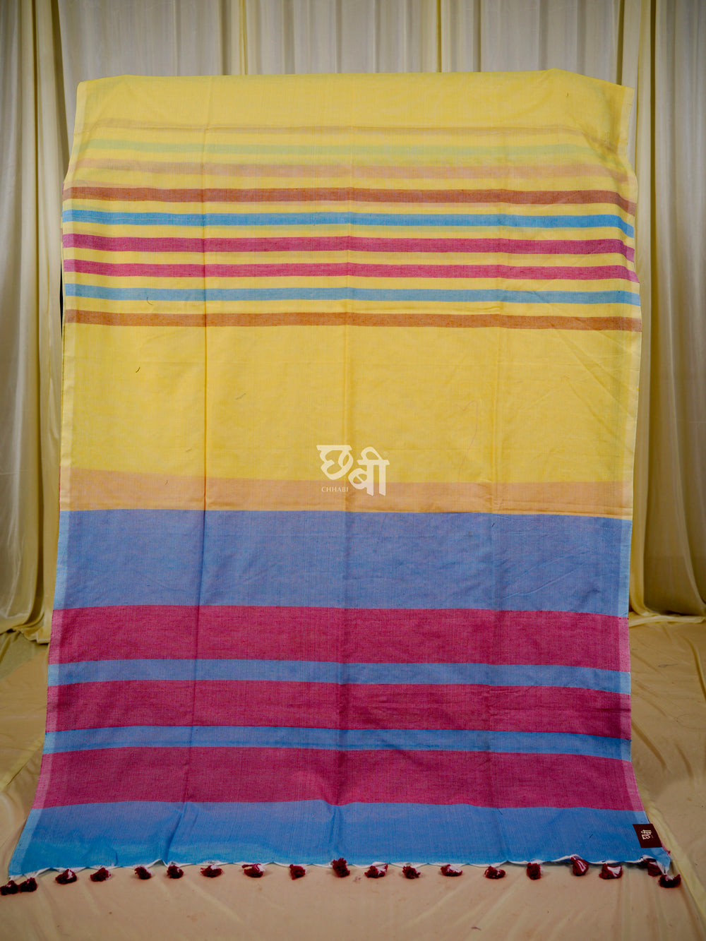 Multicolor Mul Cotton Saree