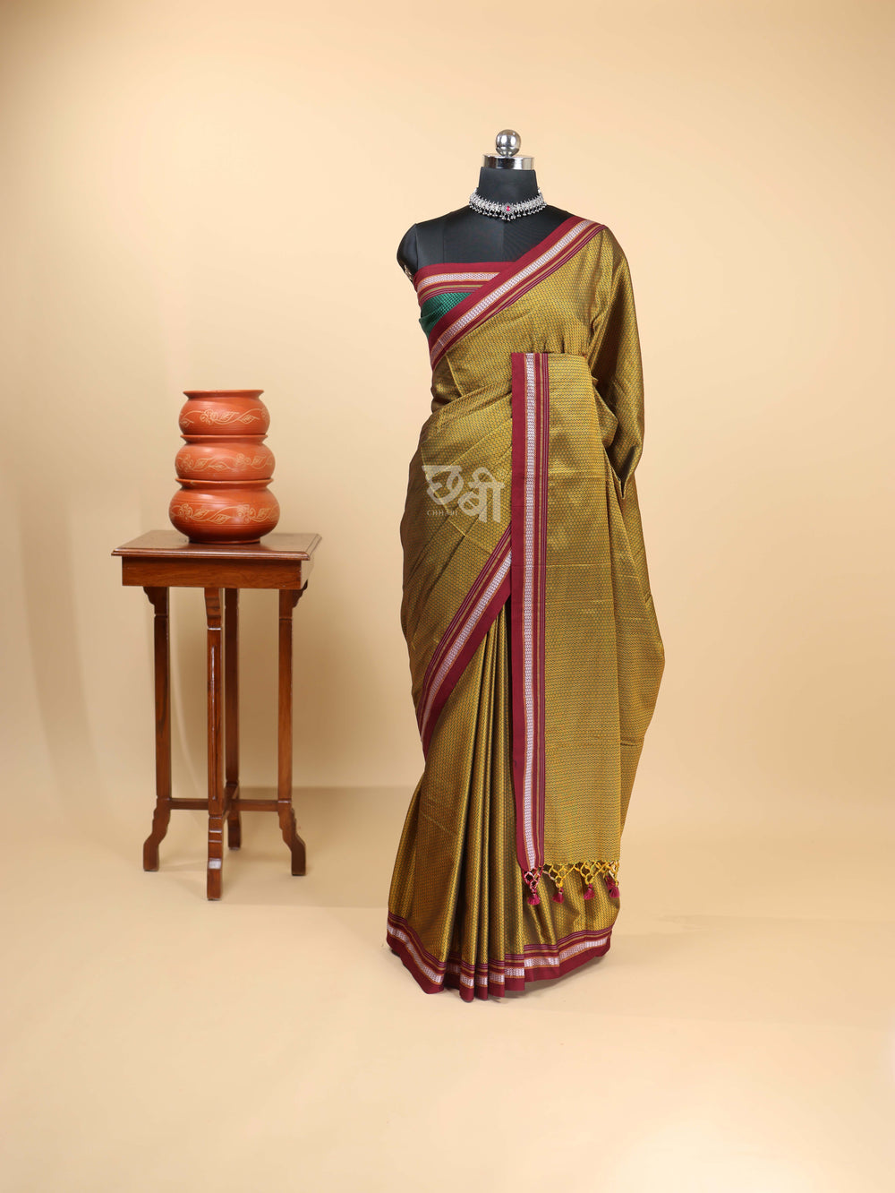Running Pallu Khun Saree