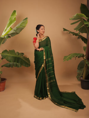 Mysore Silk Saree (Crepe Silk)