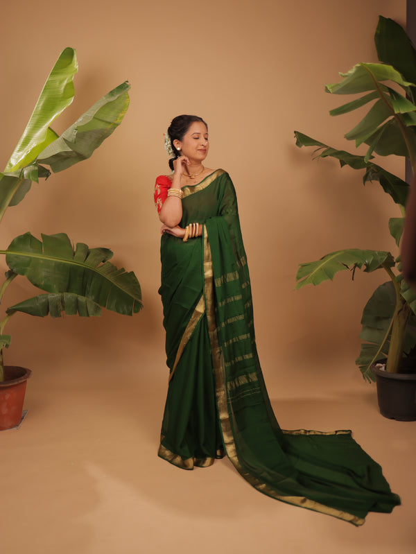Mysore Silk Saree (Crepe Silk)