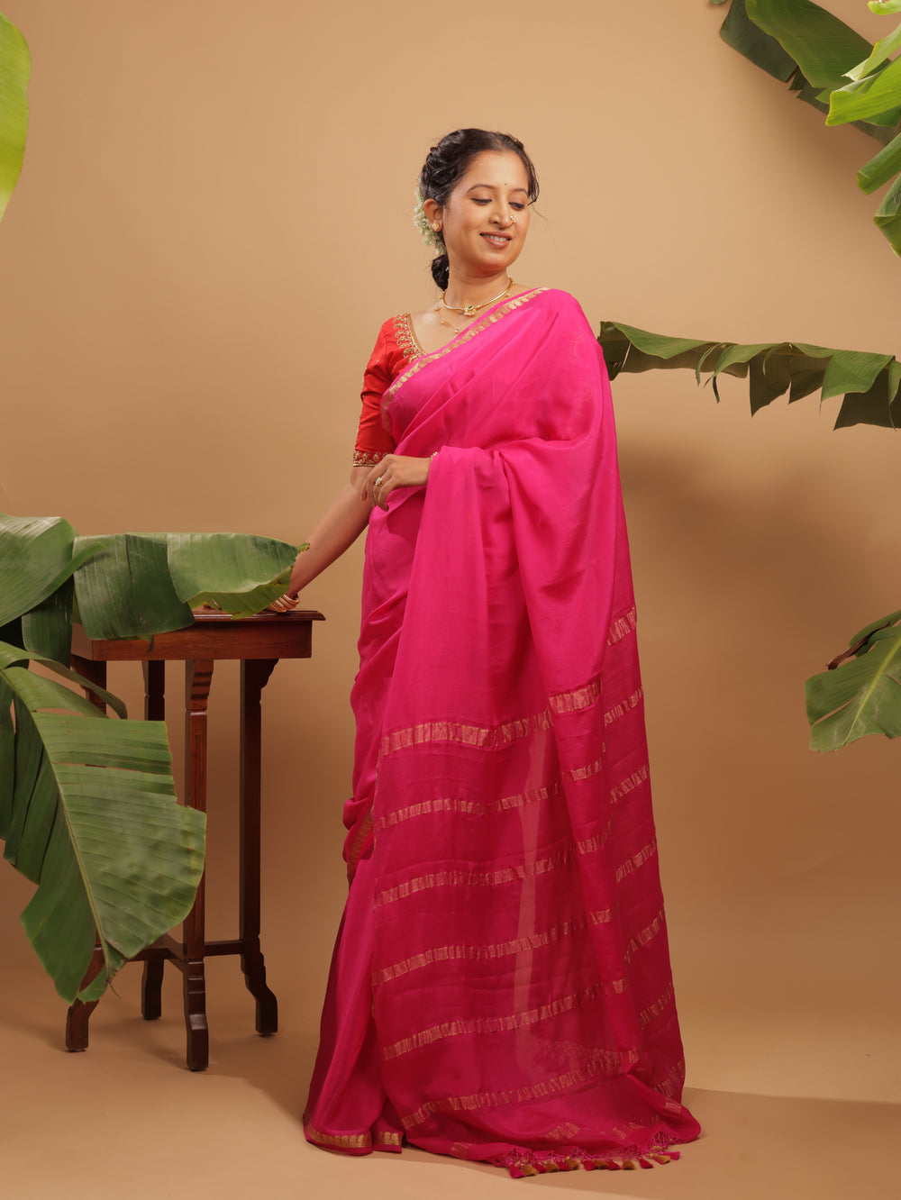 Mysore Silk Saree (Crepe Silk)