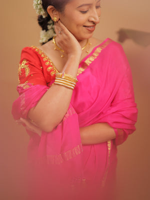 Mysore Silk Saree (Crepe Silk)