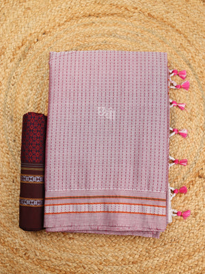 Running Pallu Khun Saree