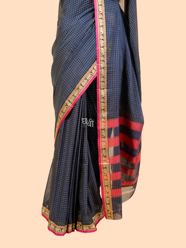 Hathi Border Checks Body Necklace Cotton