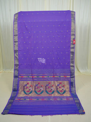 Pure Handloom Cotton Paithani Saree