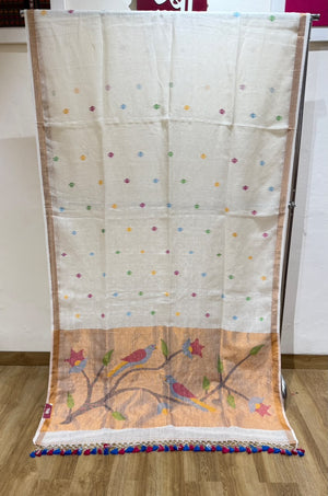 Linen Cotton Paithani