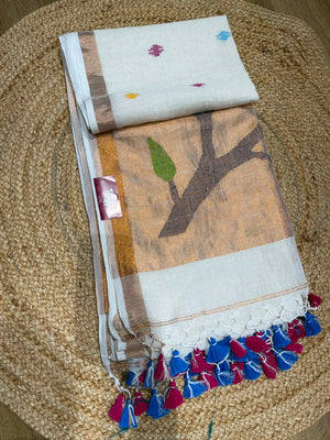 Linen Cotton Paithani