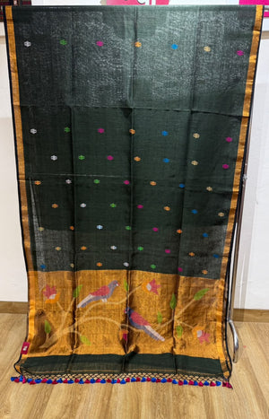 Linen Cotton Saree