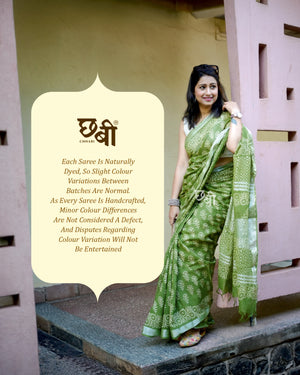 Linen Cotton Saree