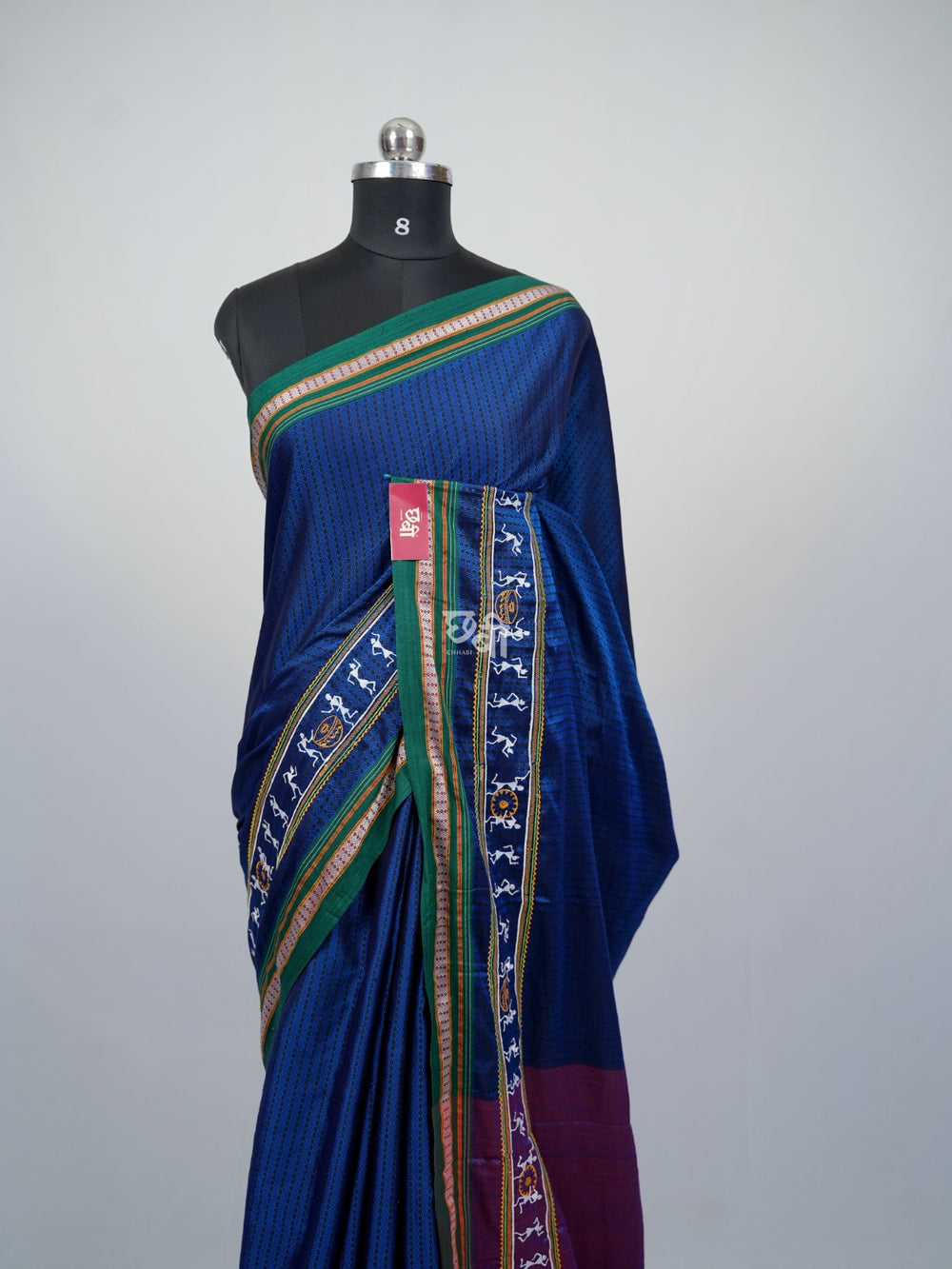Warli Embroidery Khun Saree