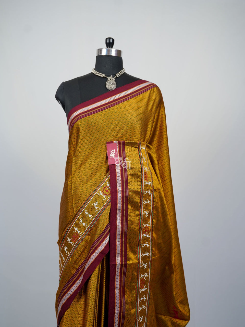 Warli Embroidery Khun Saree